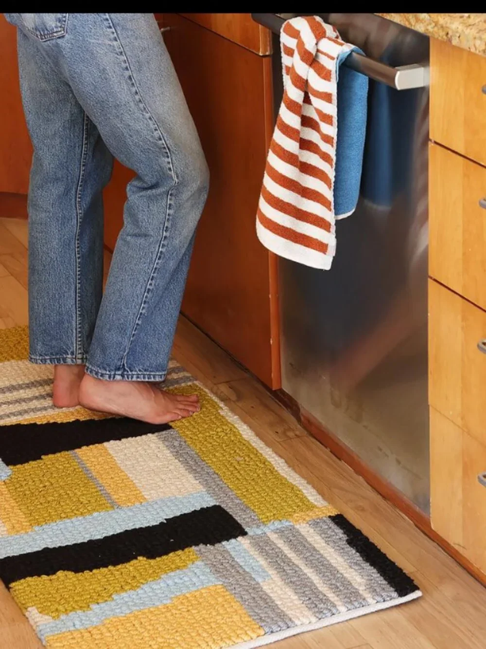 Quiet Town Recycled Bath Rug